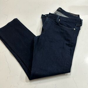 Men’s polo, Ralph Lauren jeans, dark indigo wash